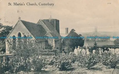 R004224 St. Martins Kirche. Canterbury. Bowler. 1910