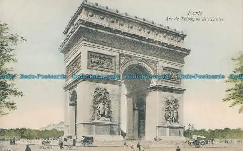 R003780 Paris. Triumphbogen des Sterns