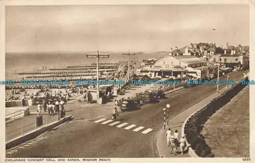 R003785 Esplanade Konzertsaal und Sand. Bognor Regis. S. und E. Norman. 1958