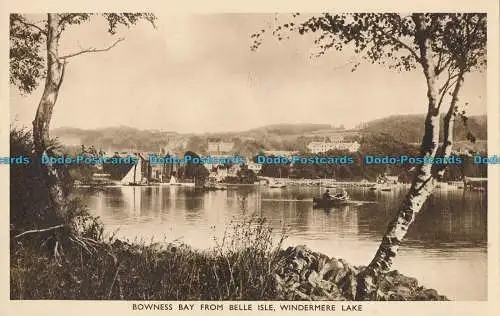 R003804 Bowness Bay von Belle Isle. Windermere Lake. ABraham