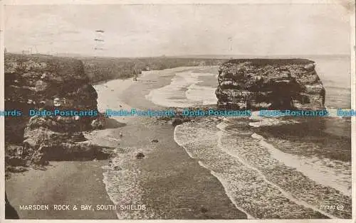 R003233 Marsden Rock and Bay. Südschilde. Valentinstag. Foto braun. 1946