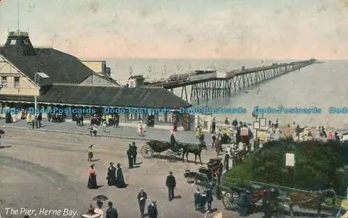 R004274 Der Pier. Herne Bay. Spur. 1909