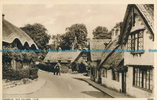 R003830 Shanklin. Altes Dorf. I.O.W. Photochrom. Nr. 65096