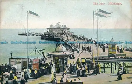 R003849 Der Pier. Hastings. 1906