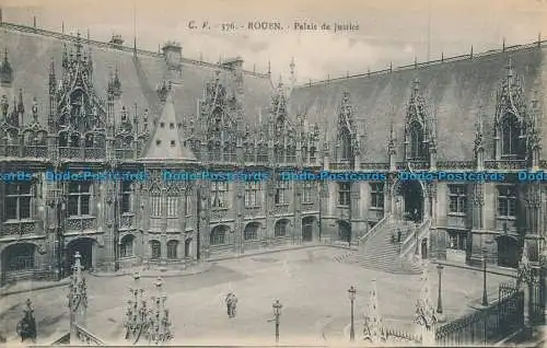 R012023 Rouen. Justizpalast. C.V. Nr. 376. B. Hopkins