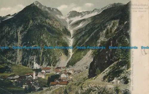 R012154 Gotthardbahn. Goeschenen und das Riental. Emil Goetz. B. Hopkins