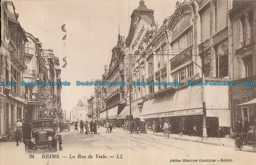 R012193 Reims. Die Rue de Vesle. Levy und Neurdein vereint. Nr. 24. 1947