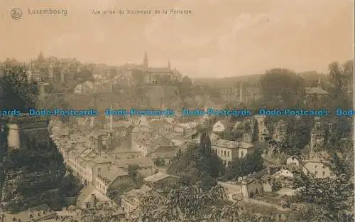 R012215 Luxemburg. Aufnahme vom Boulevard de la Petrusse. Nels. B. Hopkins