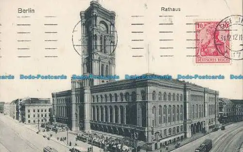 R012297 Berlin. Rathaus. 1912