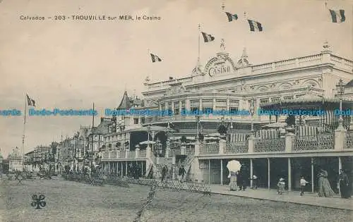 R012549 Calvados. Finde das Casino am Meer. B. Hopkins