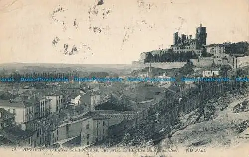 R012555 Béziers. Die Kirche Saint Nazaire Aufnahmeansicht der Kirche Saint Jacques. 191