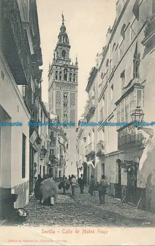 R012319 Sevilla. Calle de Mateo Gago. R. Garzon. B. Hopkins