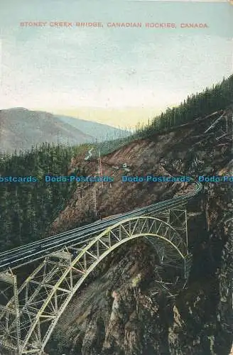 R012669 Stoney Creek Bridge. Kanadische Rocky Mountains. Kanada