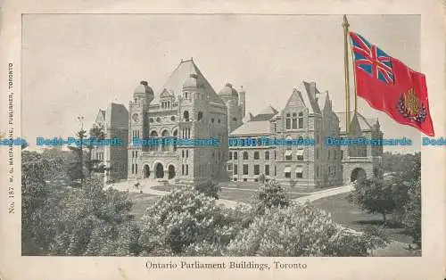 R012671 Parlamentsgebäude in Ontario. Toronto. W.G. Macfarlane