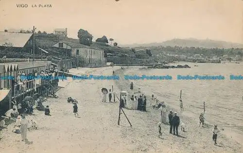 R012701 Vigo La Playa. Hauser und Menet. B. Hopkins