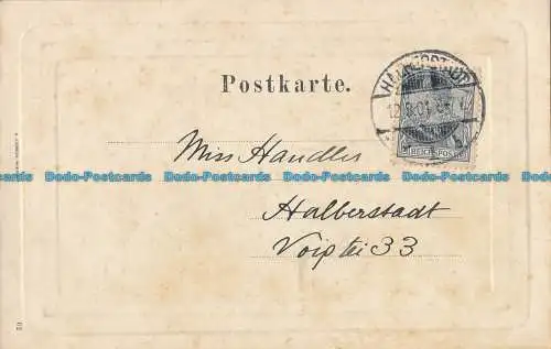 R013033 Halberstadt. Domportal. 1901