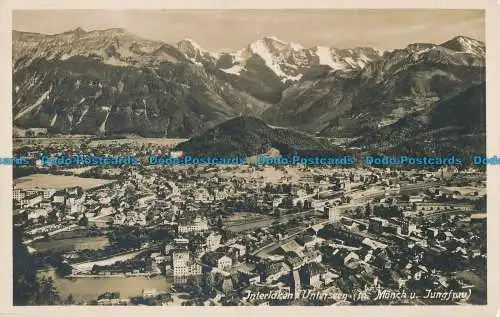 R012721 Interlaken. Untersehen. m. Monch u. Jungfrau