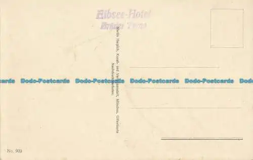 R013048 Alpenhotel Eibsee mit Zugspitze 1964 m. Martin Herpich