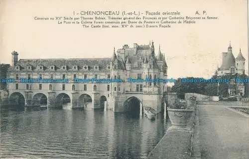 R013091 Chenonceau. Ostfassade. A. Papeghin. Nr. 1