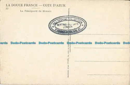 R012803 La Douce Frankreich. Côte d'Azur. Die Fürstentin von Monaco. Yvon. Nr. 53. B.