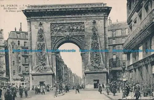 R012819 Paris. St. Denis Gate. B. Hopkins