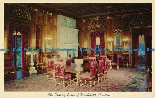 R012849 Das Esszimmer von Vanderbilt Mansion. Curteichcolor