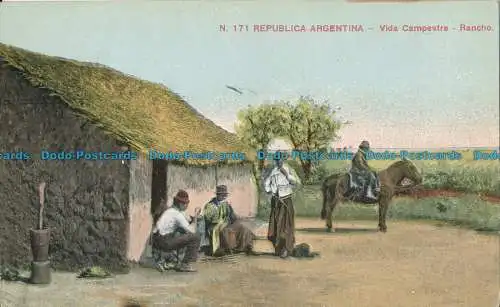 R012858 Republik Argentinien. Landleben. Ranch. Z. Fumagalli. B. Hopkins