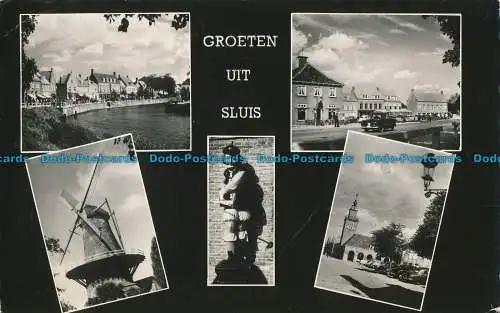 R013182 Groeten Uit Sluis. Multi-View. 1966