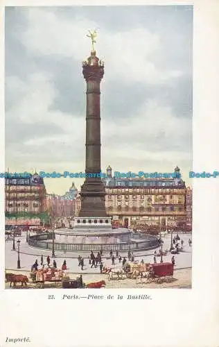 R013220 Paris. Place de la Bastille. Import. Nr. 23