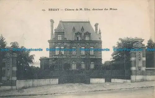 R012914 Bruay. Schloss von Herrn Elby. Bergbaudirektor. E. Le Deley. B. Hopkins