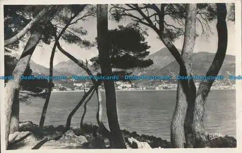 R012929 Le Cap Martin. Kinnspur zwischen den Kiefern. Die Quote. Rela. 1938. B.