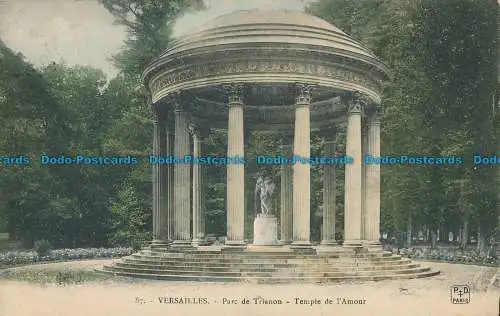 R012944 Versailles. Parc de Trianon. Tempel der Liebe. 1906. B. Hopkins