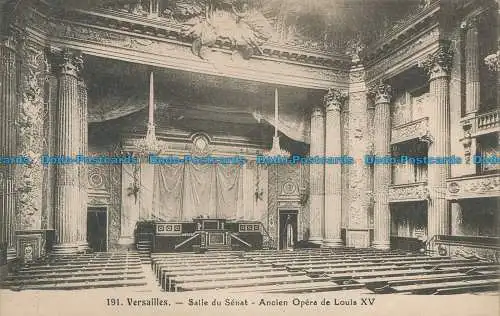 R012975 Versailles. Senatssaal. Alte Oper Ludwigs XV. F. David. Nr. 191.