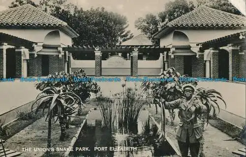 R013013 Der Schlangenpark der Gewerkschaften. Port Elizabeth. RP. 1934