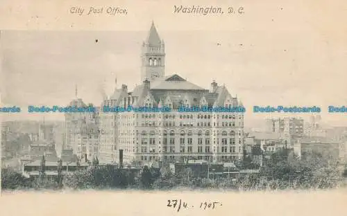 R013346 Stadtpost. Washington. D.C. Rotograph. 1905