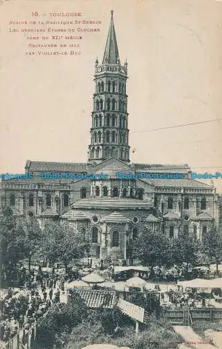 R013467 Toulouse. Apsis der Basilika St. Sernin. 1921. B. Hopkins