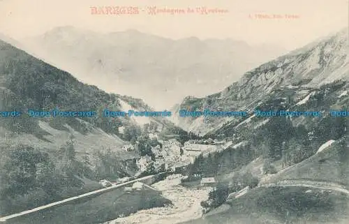 R013604 Bareges. Berge des Arviven. A. Villatte. B. Hopkins