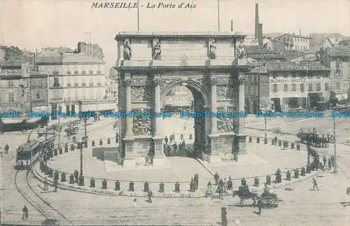 R013890 Marseille. Die Porte d Aix