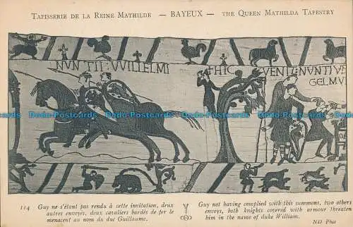 R013645 Bayeux. Der Wandteppich von Queen Mathilde. Typ, der dieses S nicht eingehalten hat