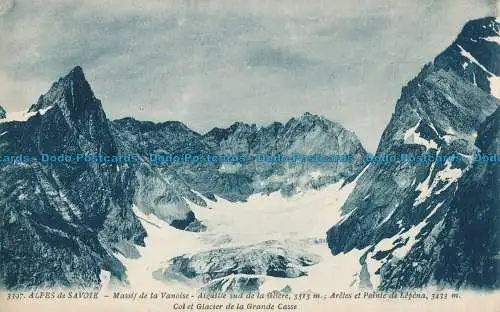 R013691 Savoyer Alpen. Massiv aus Vanoise. Südnadel der Glie. Ohrringe