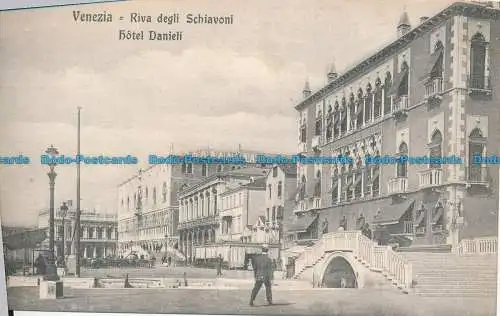 R036180 Venedig. Riva degli Schiavoni Hotel Danieli. G. Modiano