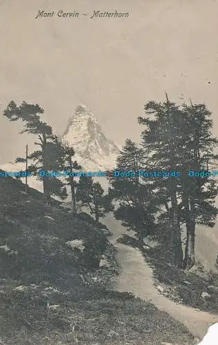 R036196 Matterhorn. Matterhorn. 1922