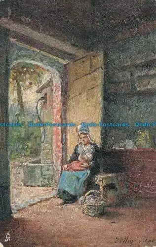 R036248 Eine glückliche Mutter. Tuck. Öle. Nr. 1534