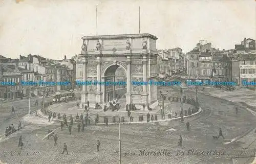 R036266 Marseille. La Place d Aix