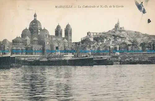 R036611 Marseille. Die Kathedrale und N.D. der Garde. 1925