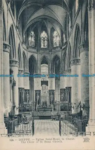 R036665 Dieppe. Der Chor der Kirche St. Remi. Neurdein Brüder