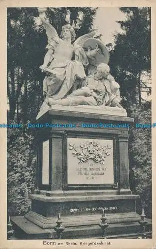 R036675 Bonn am Rhein. Kriegerdenkmal