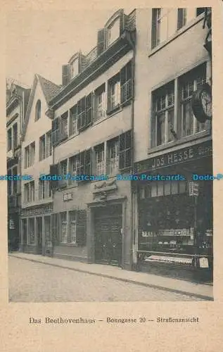 R036697 Das Beethovenhaus. Bonngasse 20 Straßenansicht