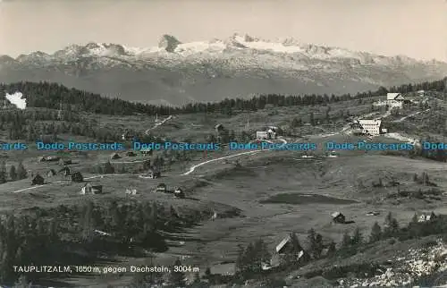 R036708 Tauplitzalm 1650m gegen Dachstein 3004m. P. Ledermann. RP