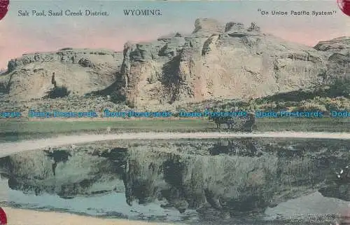 R036718 Wyoming. Salzbecken. Sand Creek District. Der Albertype